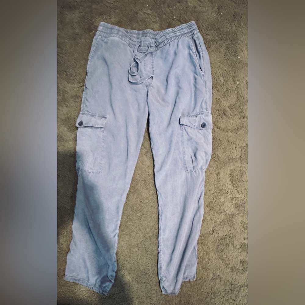 C&V Grey Cargo Draw String Pant XS. Very light fabric. EUC worn once